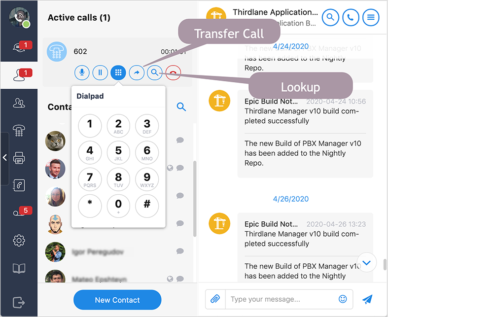 Voice and Video Calls | Thirdlane Connect Documentation