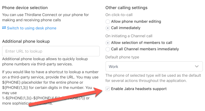 Enable Jabra headsets support