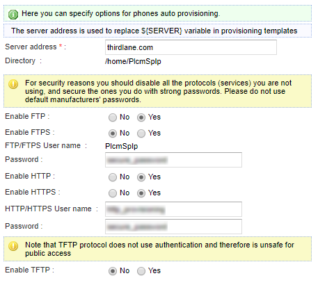 Thirdlane New Release Settings