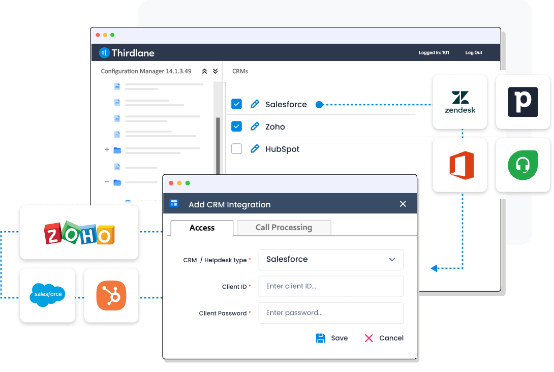 Robust CRM Integrations and Connectivity